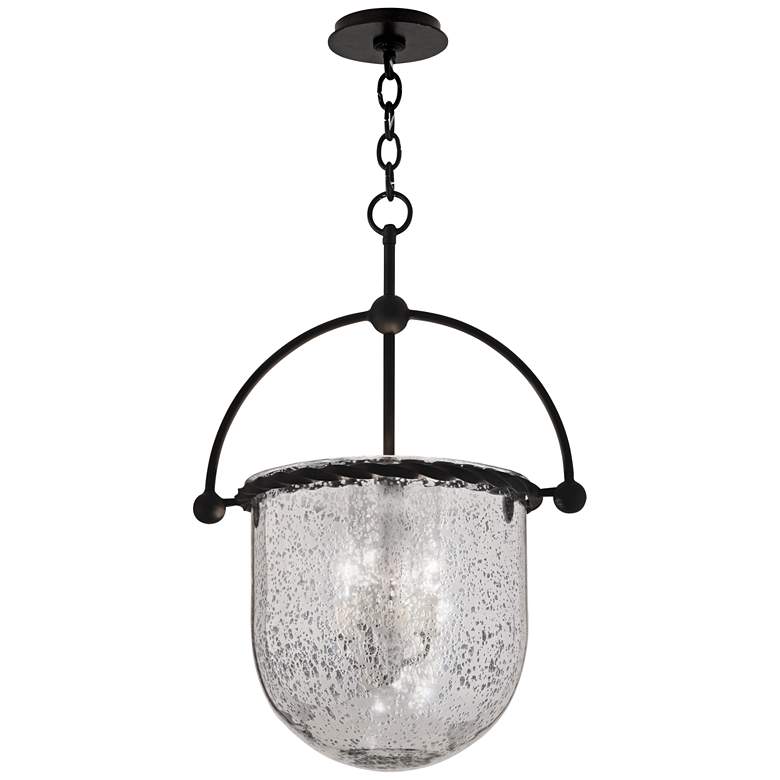 Image 3 Mercury 17" Wide Old Iron Pendant Light more views