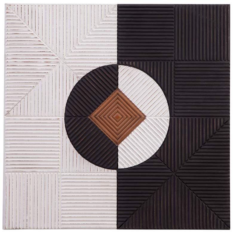 Image 1 Mercury 36" x 36" Black And White Wall Art