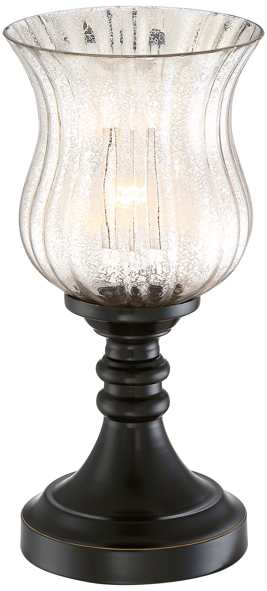 mercury glass accent lamp