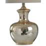 Mercury Glass Table Lamp - Silver Mercury - Off White