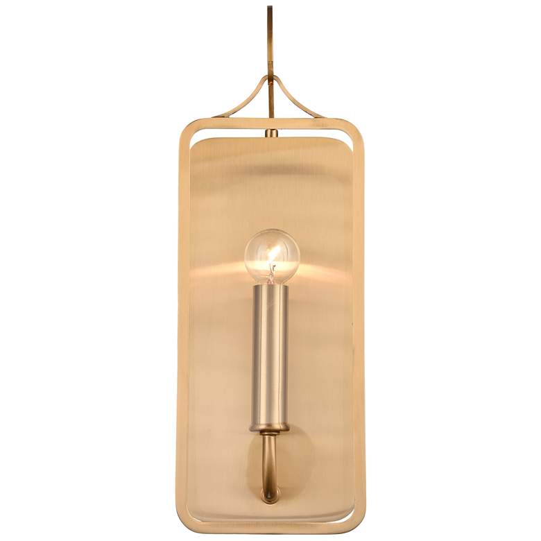 Image 1 Merge 15" High 1-Light Sconce - Satin Brass