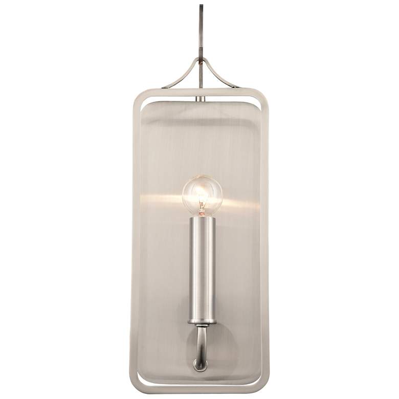 Image 1 Merge 15" High 1-Light Sconce - Satin Nickel