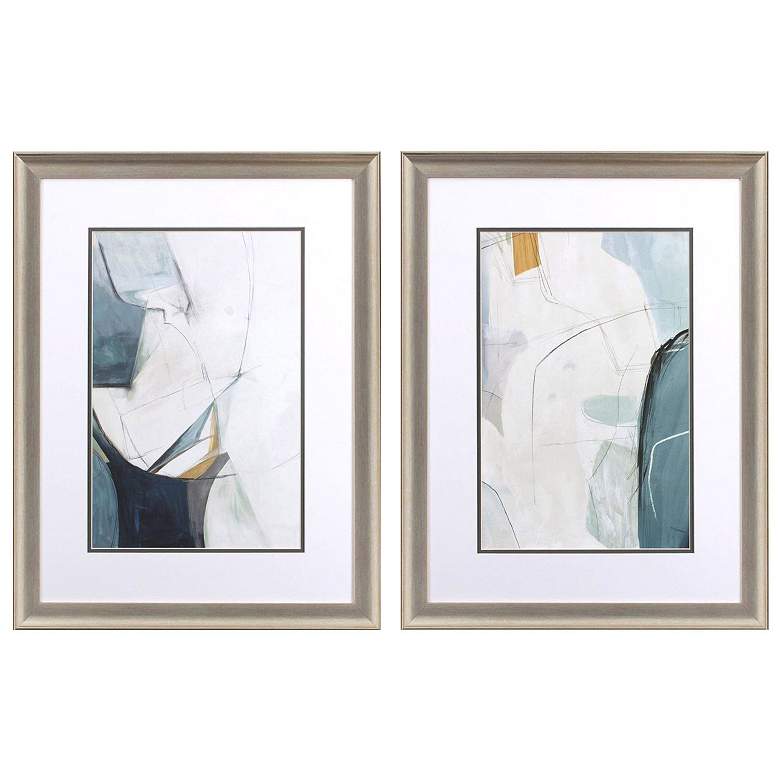 Image 1 Merging 21"W x 27"H Framed Art Set of 2