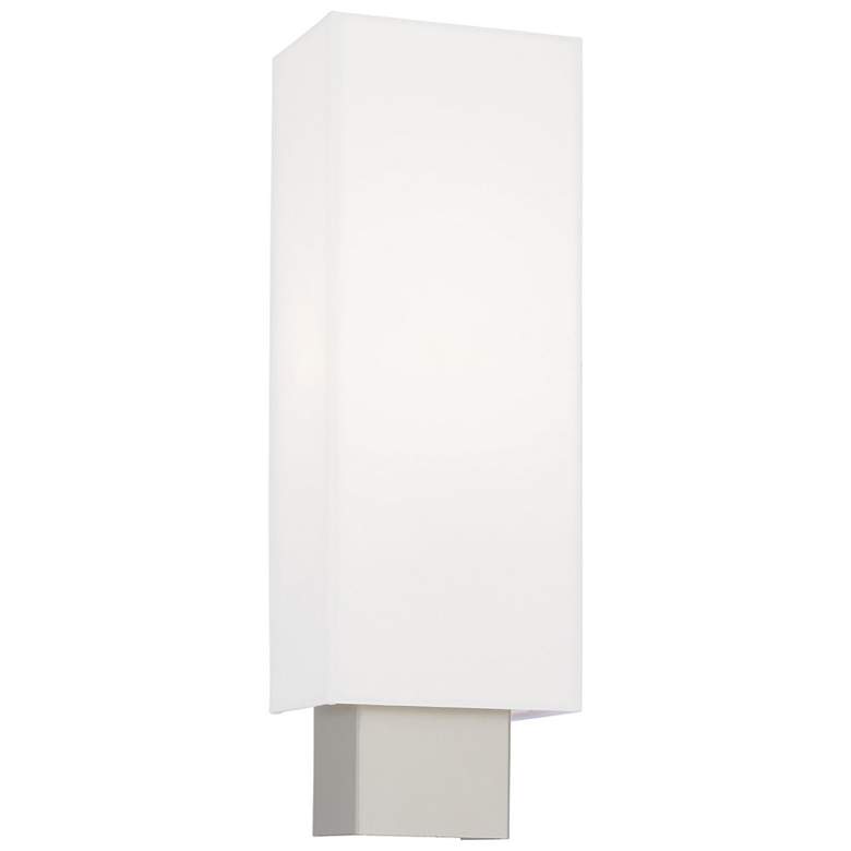 Image 1 Meridian 1 Light Brushed Nickel ADA Wall Sconce