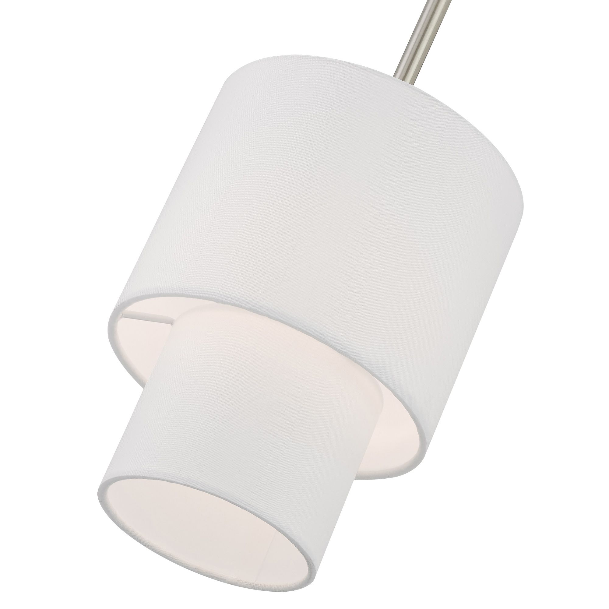 Meridian 1 Light Brushed Nickel Mini Pendant