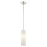 4_Meridian 1 Light Brushed Nickel Mini Pendant more views