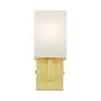 4_Meridian 1 Light Satin Brass ADA Sconce more views