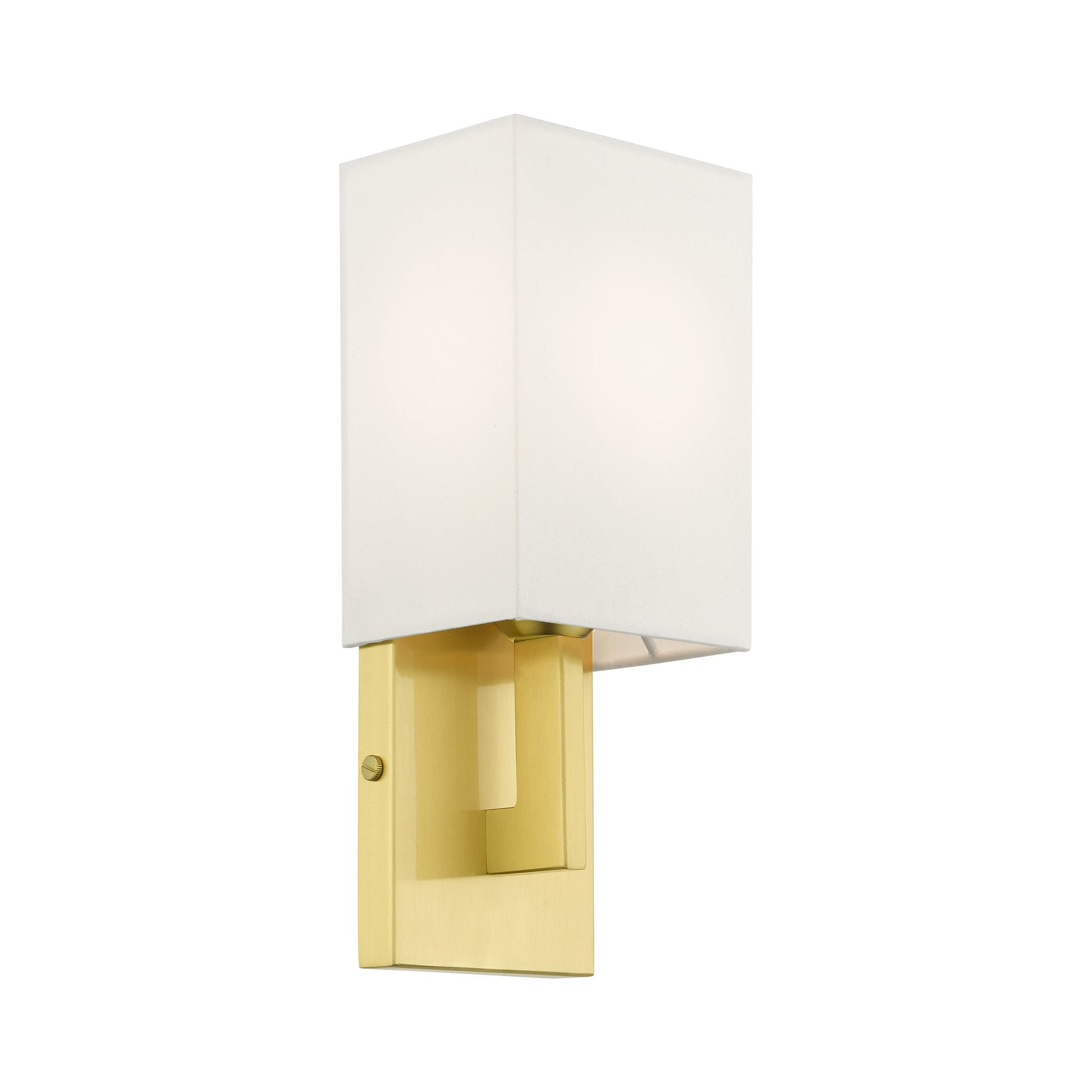 Image 6 Meridian 1 Light Satin Brass ADA Sconce more views