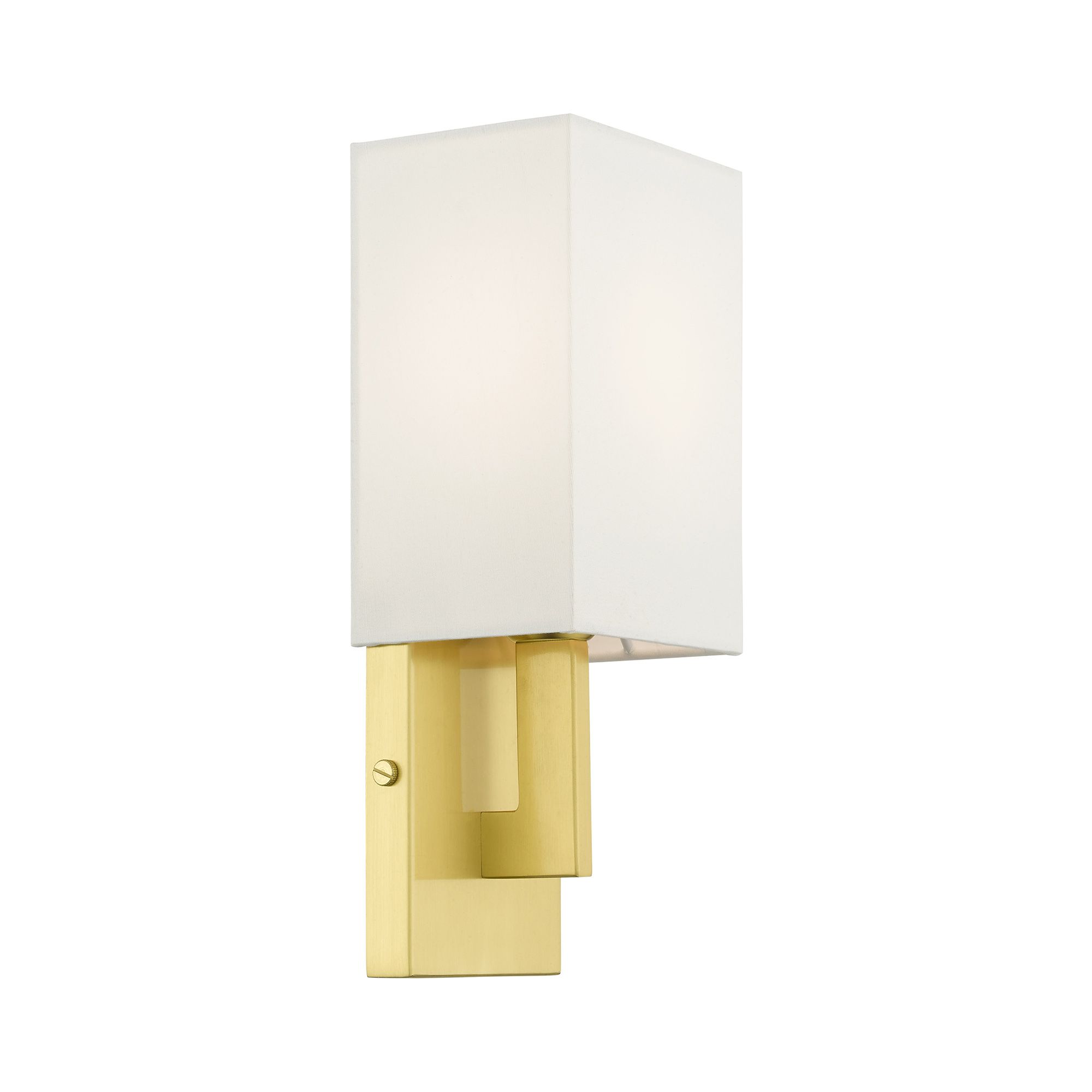 Image 7 Meridian 1 Light Satin Brass ADA Sconce more views