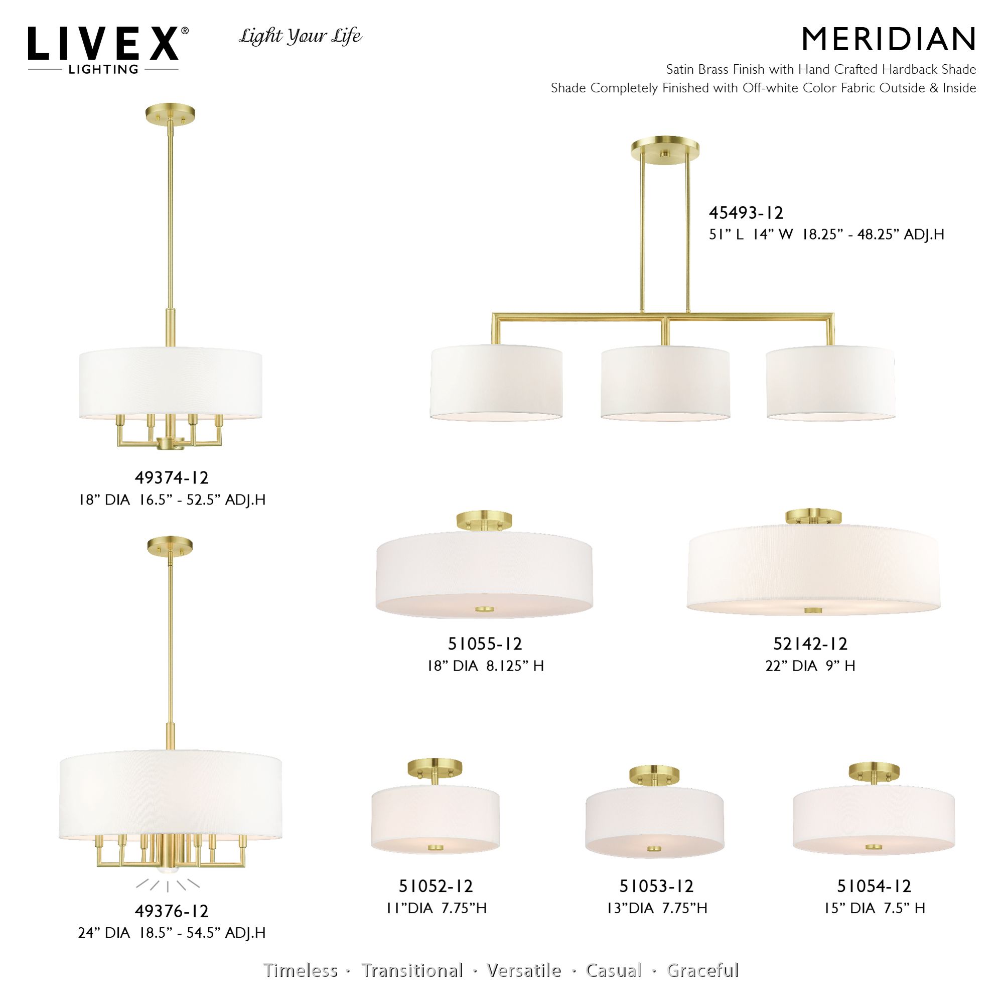 Meridian 1 Light Satin Brass ADA Sconce