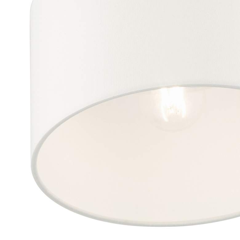 Image 5 Meridian 10" Wide Black Drum Ceiling Light more views