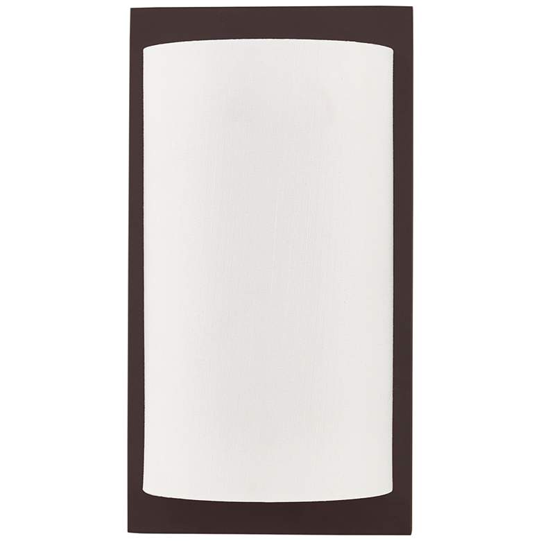 Image 1 Meridian 11" High Bronze Wall Sconce