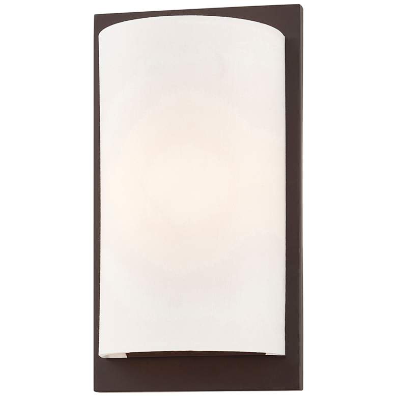 Image 3 Meridian 11" High Bronze Wall Sconce more views