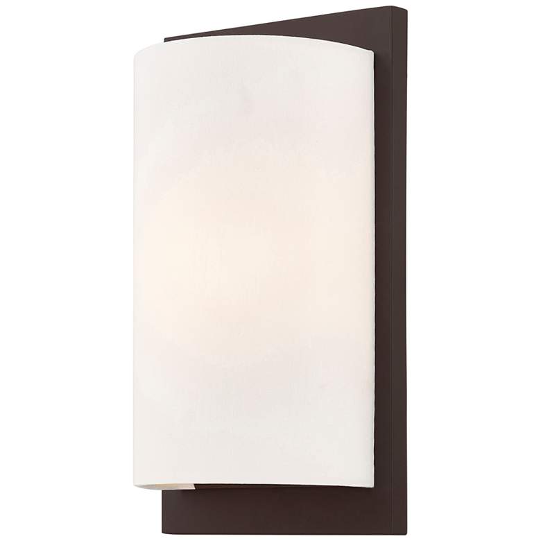 Image 4 Meridian 11" High Bronze Wall Sconce more views
