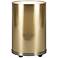 Meridian 11" High Brushed Gold Duotrans Accent Table Lamp