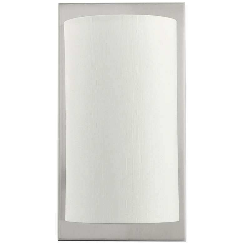 Image 1 Meridian 11" High Brushed Nickel Wall Sconce