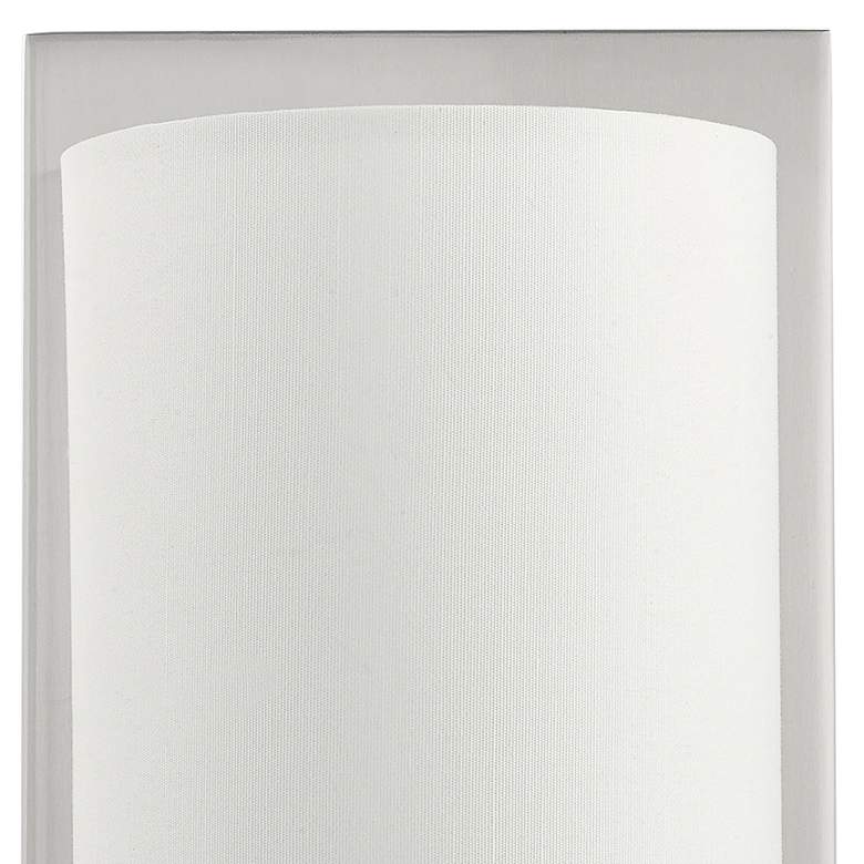 Image 2 Meridian 11" High Brushed Nickel Wall Sconce more views