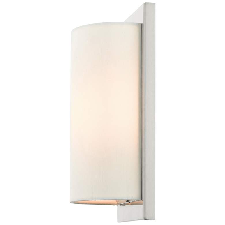 Image 4 Meridian 11 inch High Brushed Nickel Wall Sconce more views