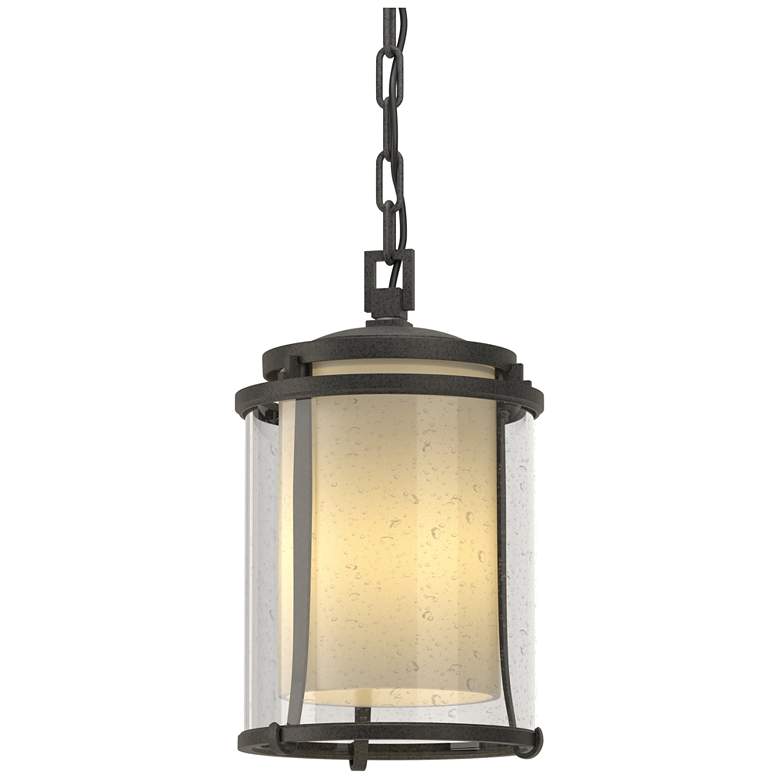 Image 1 Meridian 12.7"H Coastal Natural Iron Outdoor Ceiling Fixture