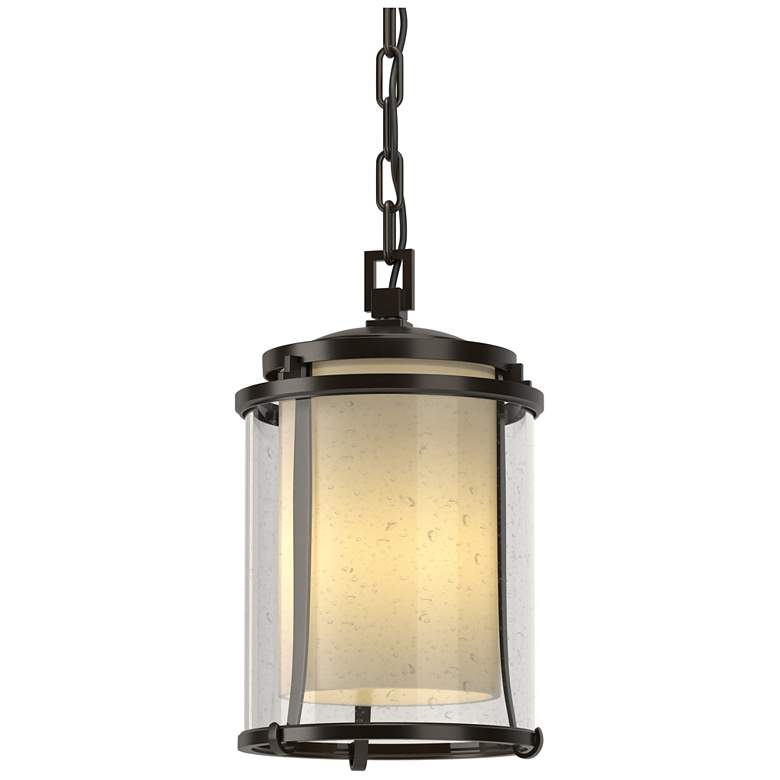 Image 1 Meridian 12.7"H Coastal Oil Rubbed Bronze Outdoor Ceiling Fixture