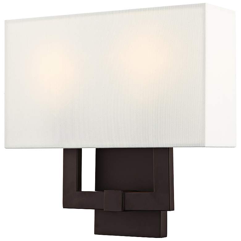 Image 7 Meridian 12 3/4" High Bronze Wall Sconce more views