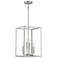 Meridian 12" Wide Brushed Nickel 4-Light Mini Pendant