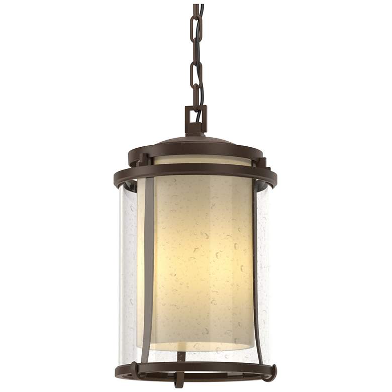 Image 1 Meridian 15.7"H Large Coastal Bronze Outdoor Ceiling Fixture