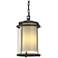 Meridian 15.7"H Large Coastal Natural Iron Outdoor Ceiling Fixture