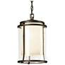 Meridian 15 3/4"H Coastal Dark Smoke Outdoor Hanging Light
