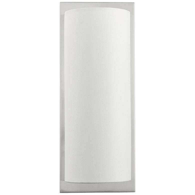 Image 1 Meridian 15" High Brushed Nickel Wall Sconce