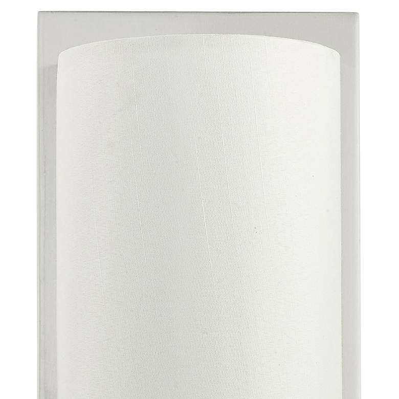 Image 2 Meridian 15" High Brushed Nickel Wall Sconce more views
