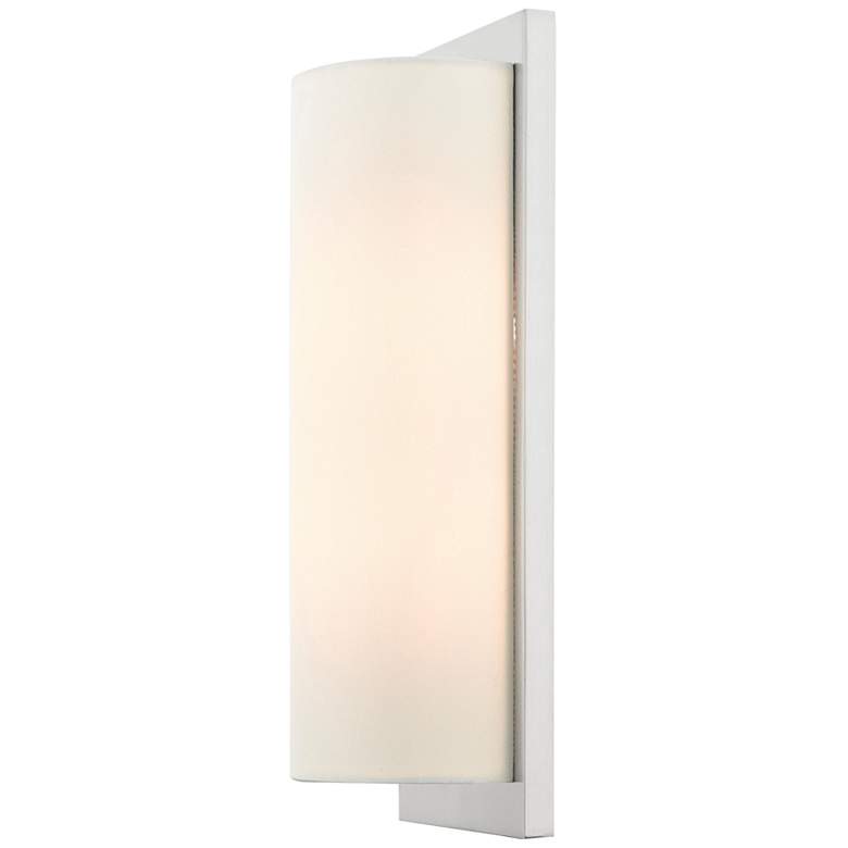 Image 3 Meridian 15 inch High Brushed Nickel Wall Sconce more views