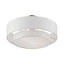4_Meridian 15" Wide Brushed Nickel Ceiling Light more views