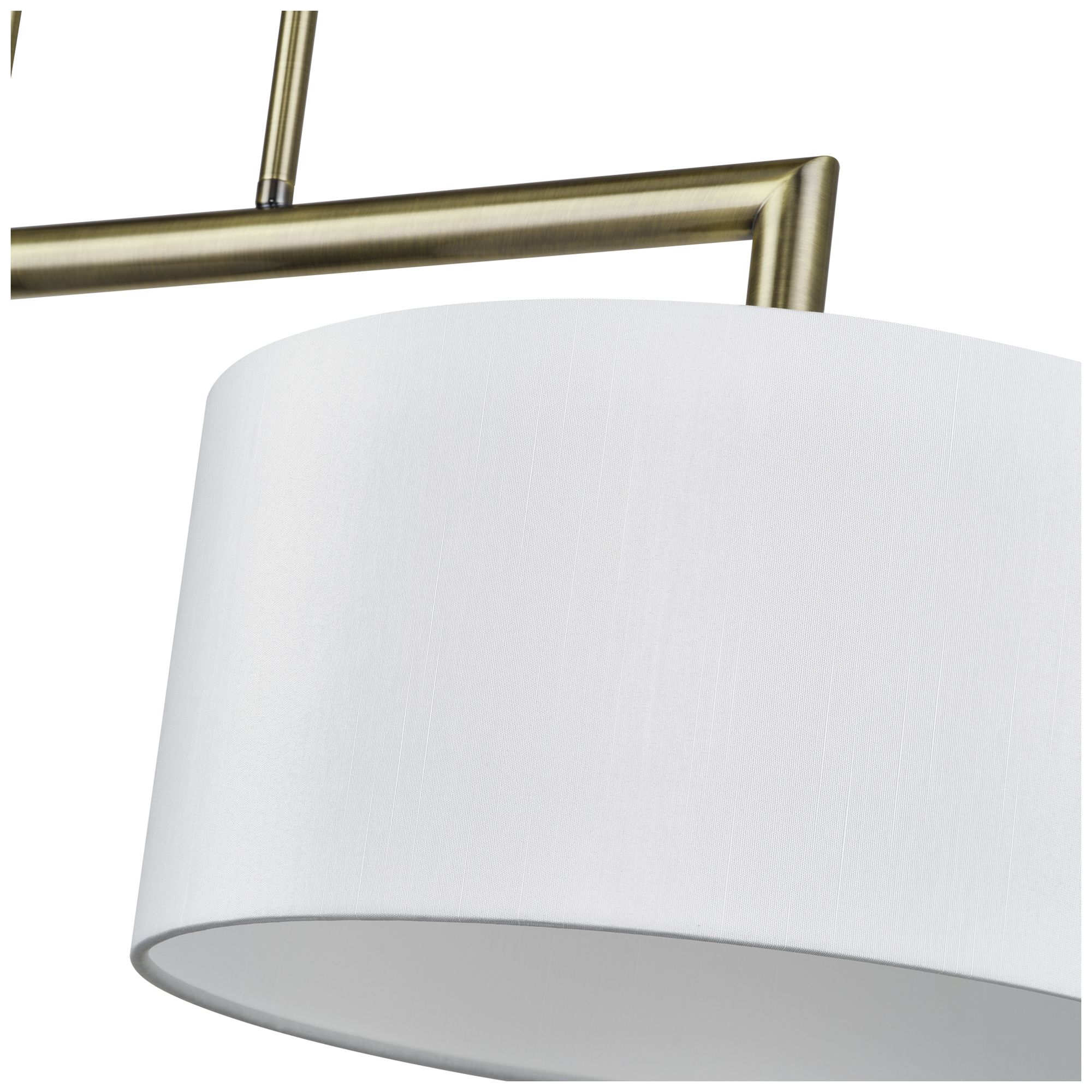 Image 7 Meridian 2 Light Antique Brass Large Linear Chandelier more views