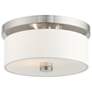 2_Meridian 2 Light Brushed Nickel Ceiling Mount