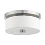 3_Meridian 2 Light Brushed Nickel Ceiling Mount more views