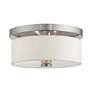 4_Meridian 2 Light Brushed Nickel Ceiling Mount more views