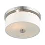 6_Meridian 2 Light Brushed Nickel Ceiling Mount more views