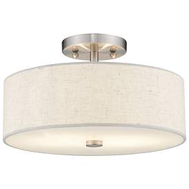 Image1 of Meridian 2 Light Brushed Nickel Ceiling Mount