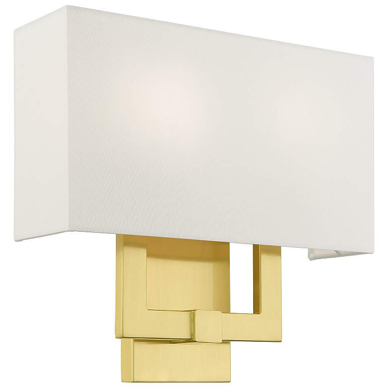 Image 1 Meridian 2 Light Satin Brass ADA Sconce
