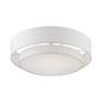 6_Meridian 22" Wide Brushed Nickel Double Layer Ceiling Light more views