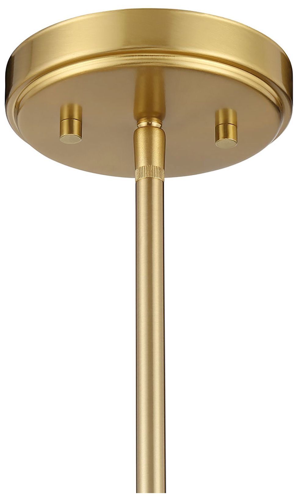 Image 6 Meridian 26 3/4" Wide Natural Brass 6-Light LED Chandelier more views