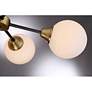 Thumbnail4 of Meridian 26 3/4" Wide Oil-Rubbed Bronze 5-Light Chandelier more views