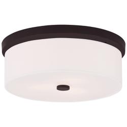 Meridian 3 Light Bronze Ceiling Mount