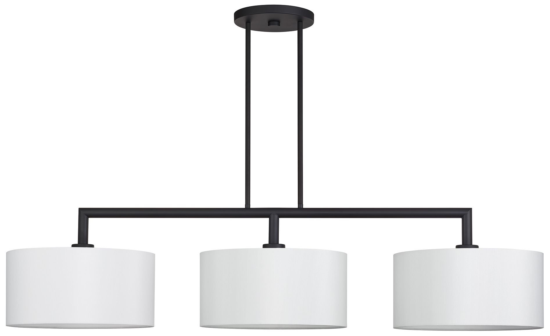 Image 3 Meridian 3 Light Bronze Extra Large Linear Chandelier more views