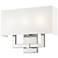 Meridian 3 Light Brushed Nickel Wall Sconce