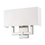 3_Meridian 3 Light Brushed Nickel Wall Sconce more views