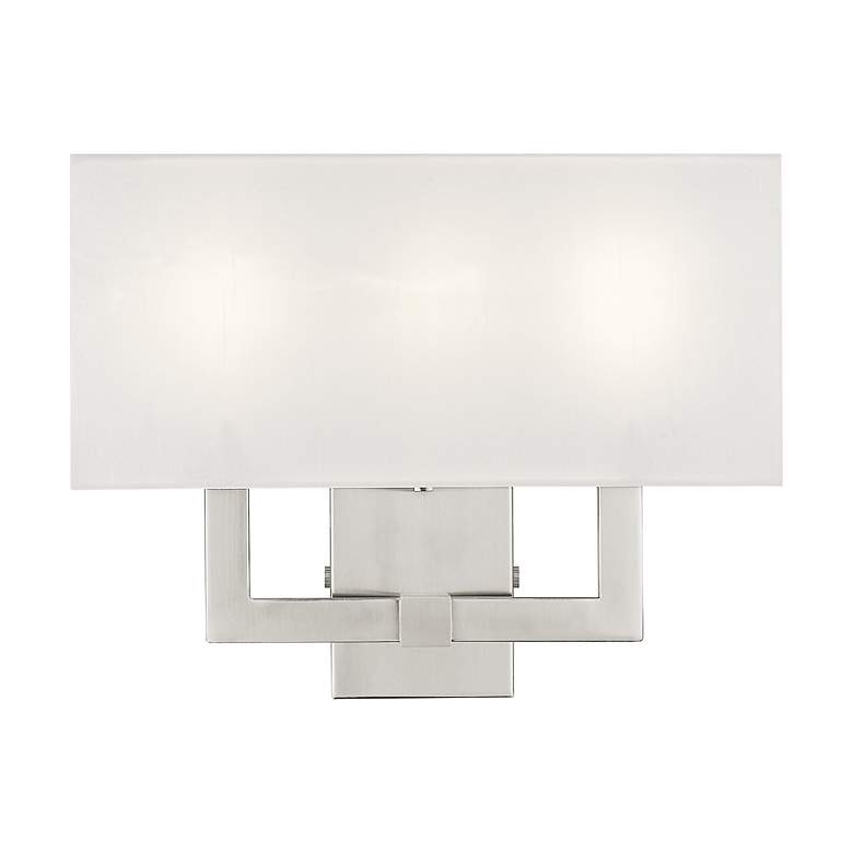 Image 5 Meridian 3 Light Brushed Nickel Wall Sconce more views