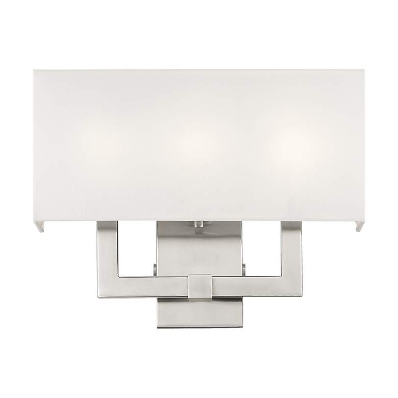 Image 6 Meridian 3 Light Brushed Nickel Wall Sconce more views