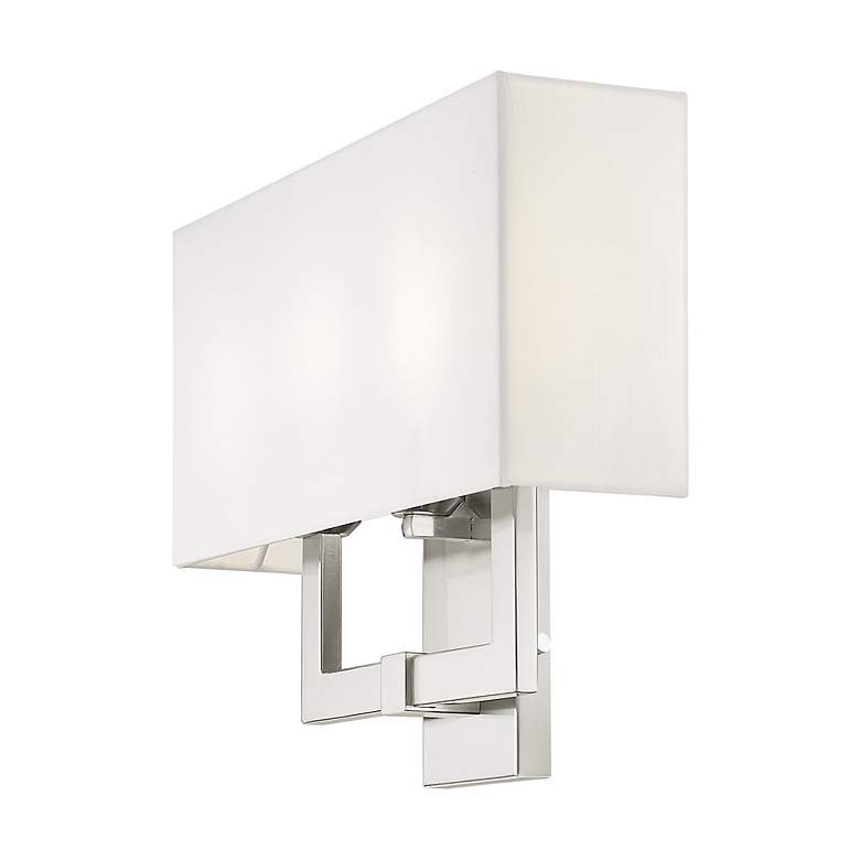 Image 7 Meridian 3 Light Brushed Nickel Wall Sconce more views